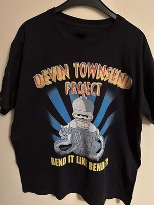 Devin Townsend Project Bend It Like Bender 2010 Addicted Tour T- Shirt US1693