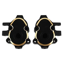 50g Black Coating Brass Steering Knuckle and Outer Portal Housing Set for 1/18 R