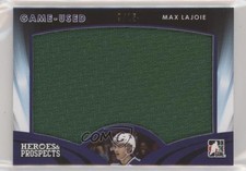 2015-16 Leaf ITG Heroes & Prospects Game Used Jersey Purple /15 Max Lajoie 1h5