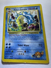Pokemon TCG Misty's Gyarados 13/132 Gym Challenge Holo