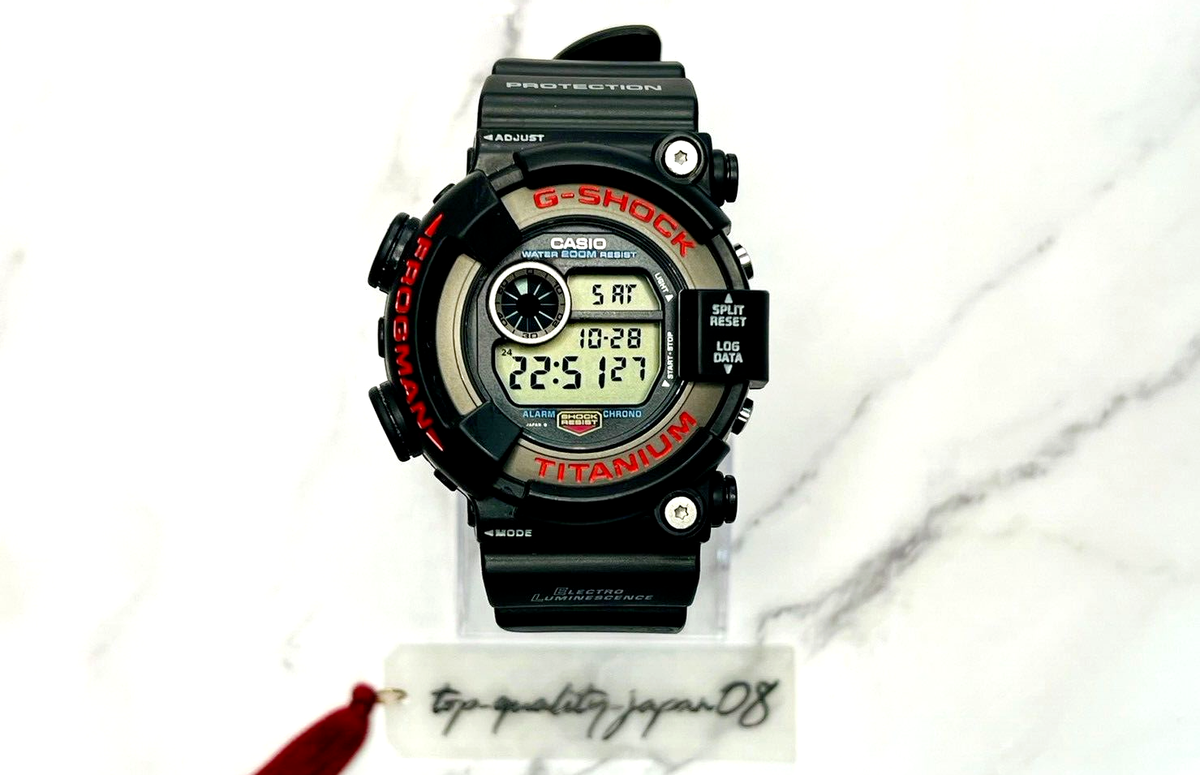 Casio G-Shock DW-8200-1A FROGMAN Black Quartz Fast Shipping From