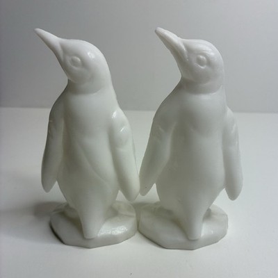 Two Penguin Mold-A-Rama figures Brookfield Zoo Chicago
