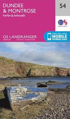 Dundee & Montrose, Forfar & Arbroath (Map) OS Landranger Map