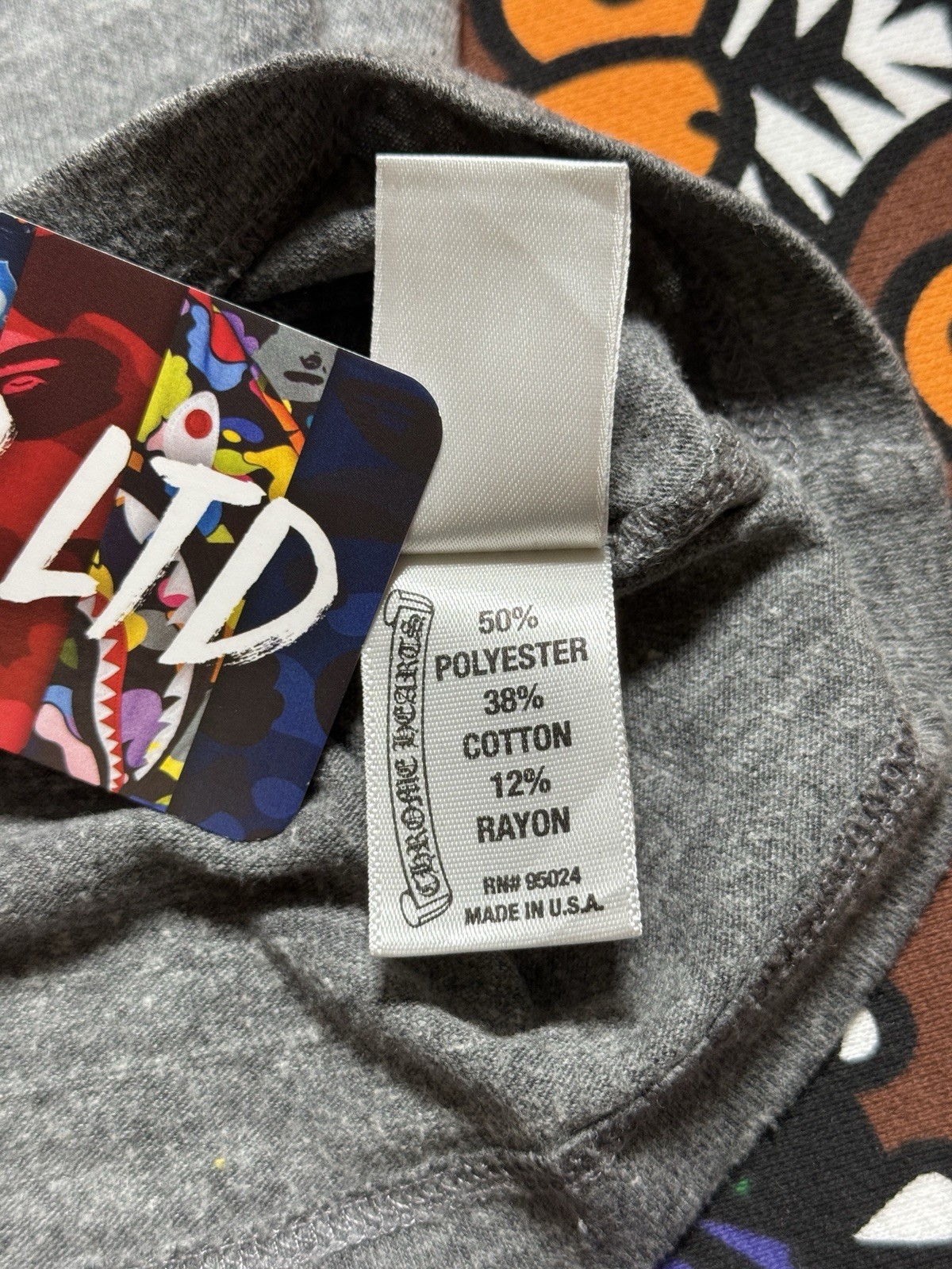 Chrome Hearts Womens Grey Multi Logo Tee thumbnail 9