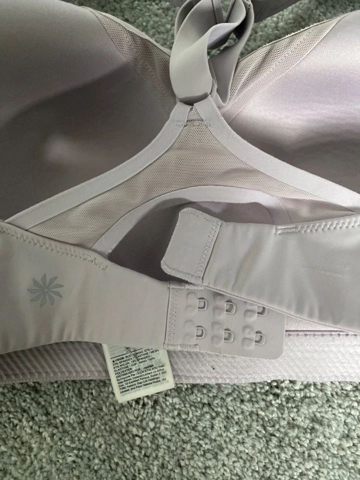 Athleta Womens Sports Bra Racerback Seamless Lavender Purple Size 34C - Image 3 of 4