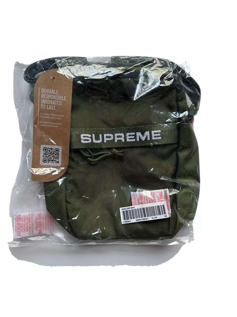 Supreme Olive Green Shoulder Bag FW22 waist nwt essentials box logo ss18 t  shirt