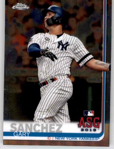 2019 Topps Chrome Update All Star Game Gary Sanchez Insert MLB PWE Yankees #66 - Picture 1 of 2