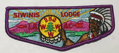 OA Lodge 252 Siwinis flap purple  Mint TK1