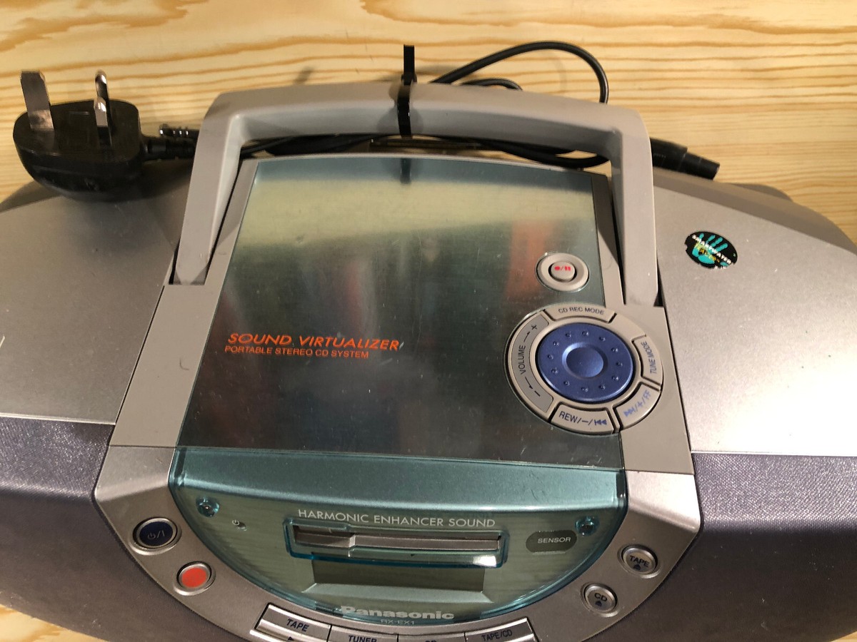 Panasonic RX-EX1 Portable Stereo Radio CD TAPE System SOUND