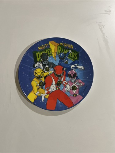 Vintage 1994 Mighty Morphin Power Rangers 8” Plastic Plate Made In USA ...