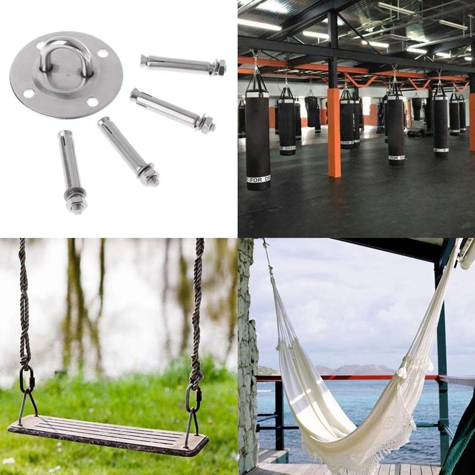 Yoga Hammock Hook Stainless Steel Swing Hook Punch Bag Ceiling Hook