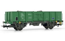 ELECTROTREN E1262 Carro trasporto rottami tipo Elos livrea verde, RENFE
