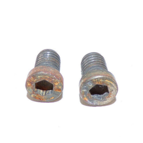 BMW Brake Rotor Inner Hex Bolt Set Screw x2 34111123072