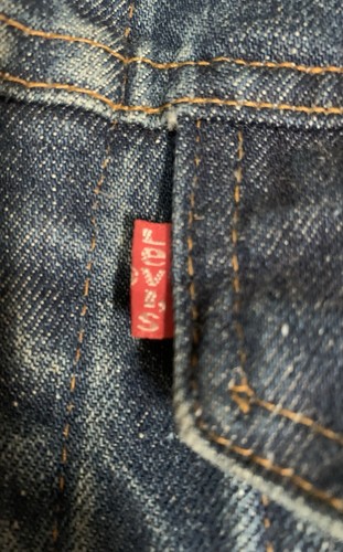 Chaqueta de mezclilla vintage Levis Trucker para hombre talla 38 envejecida 70505-0217 EE. UU. - Imagen 4 de 20