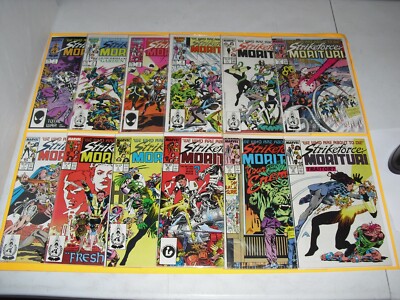 Strikeforce Morituri 1-12 all around VF/NM 1986! Marvel near set run 1-31 4671