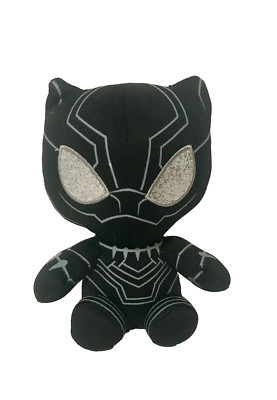 TY Beanie Babies Marvel BLACK PANTHER 6'' Stuffed Plush Superhero Toy