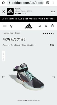 Adidas Posterize Boost Basketball Shoes Carbon Sneakers  display picture 3