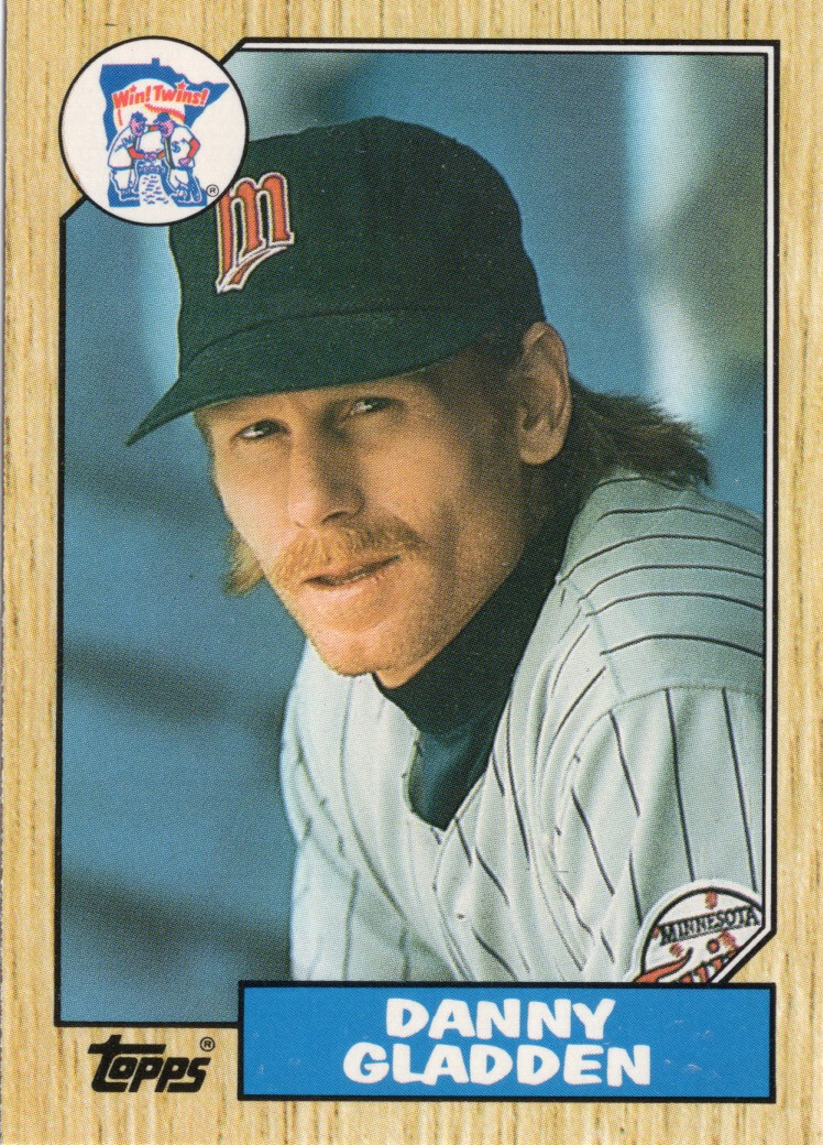 Danny Gladden 1987 Topps Traded Baseball card #38T Minnesota Twins