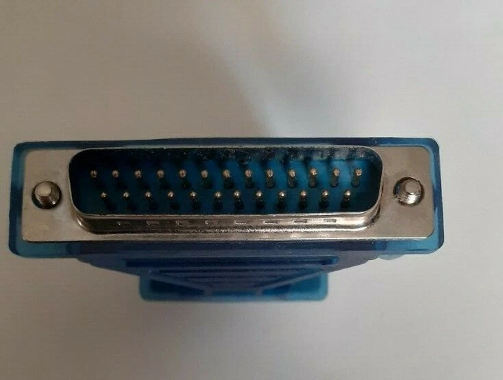 DB9 9-Pin Female to DB25 Male 25-Pin Serial Adapter with Thumbscrews - Image 2 of 3