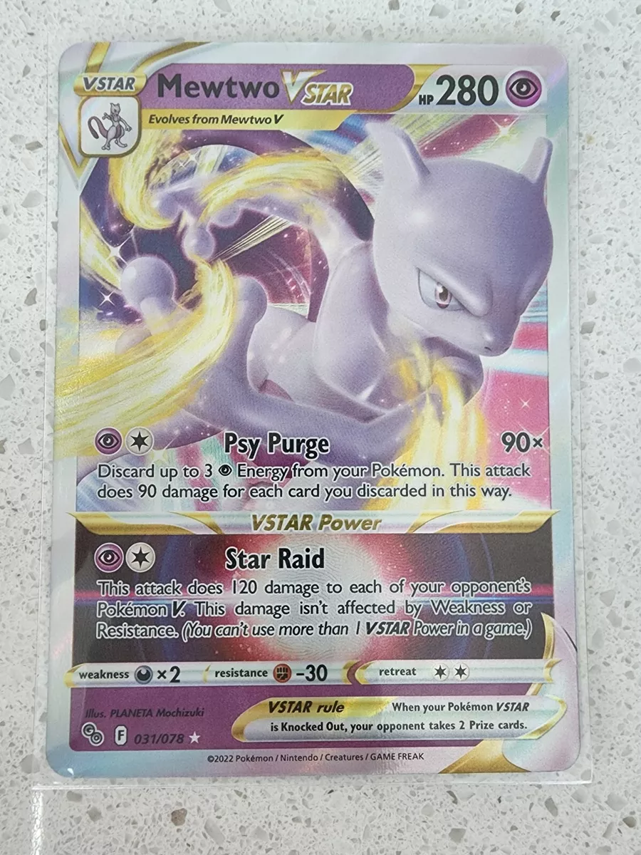 Mewtwo VSTAR - Pokémon Go Pokémon card 031/078