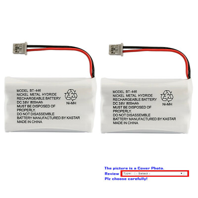 BT446 Cordless Phone Battery for Uniden BT-446 BT446 BP-446 BP446 BT-1005 BT1005