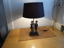 Figurenlampe Tischlampe Lampe Leuchte Metall 52 cm (B)