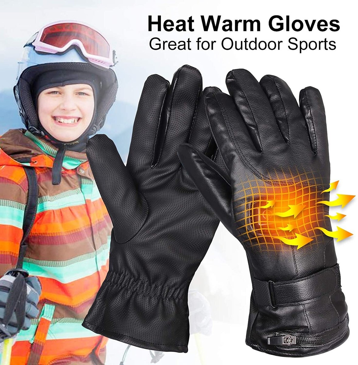 Guantes De Moto SAVIOR HEAT Guantes Calefactables Moto, Guantes