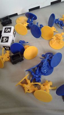 Board Game Parts: WEAPONS & WARRIORS PIRATE BATTLE replacement pieces