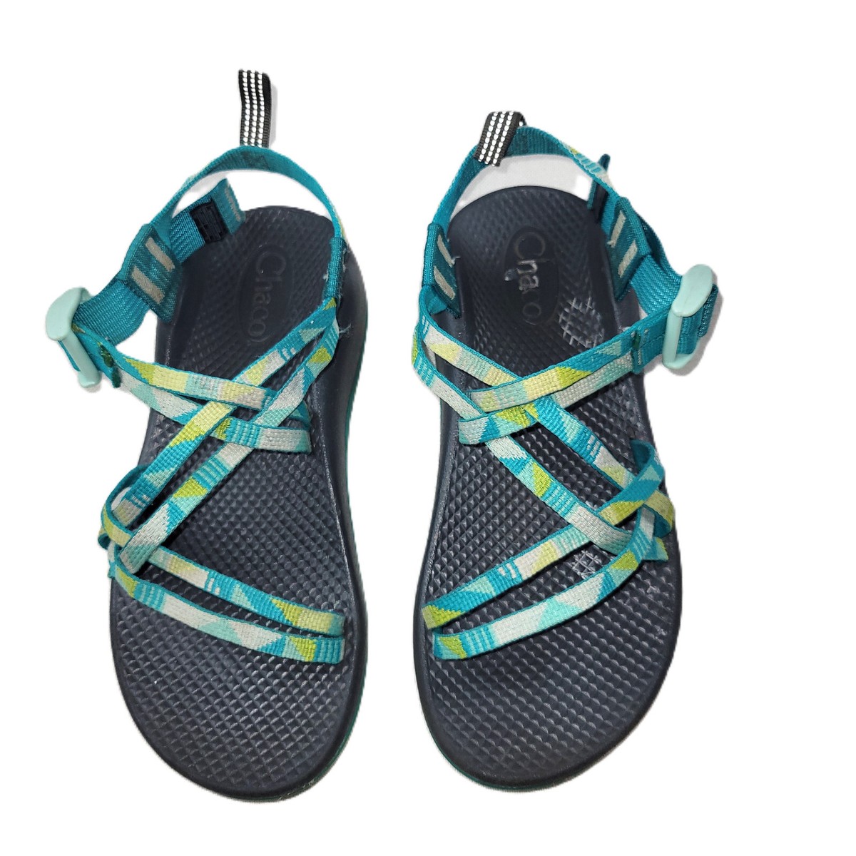 CHACO ZX/1 Ecotread Kids Sandals in Puzzle Opal PAttern - Youth