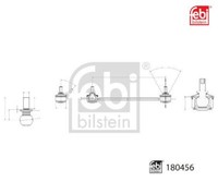 Stange/Strebe, Stabilisator Febi Bilstein 180456