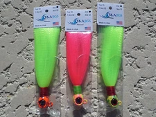 Lot of 5 Saltwater Fishing T&A JIGS COBIA JIGS LING JIG 2 oz Grouper 8/0 Hook