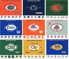College & University Scrapbook Cardstock Frame Stickers U-CHOOSE Sports Solution
