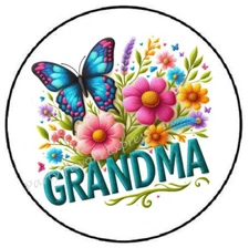 GRANDMA ENVELOPE SEALS LABELS STICKERS PARTY FAVORS