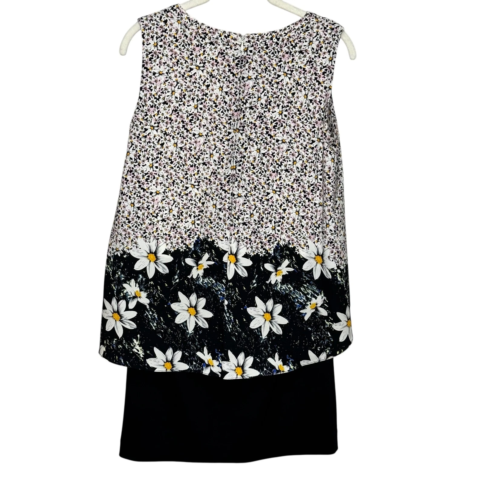 VETEMENTS Abito Linea Donna Piccolo Floreale Senza Maniche Popover Stampa Margherita A Line Estivo