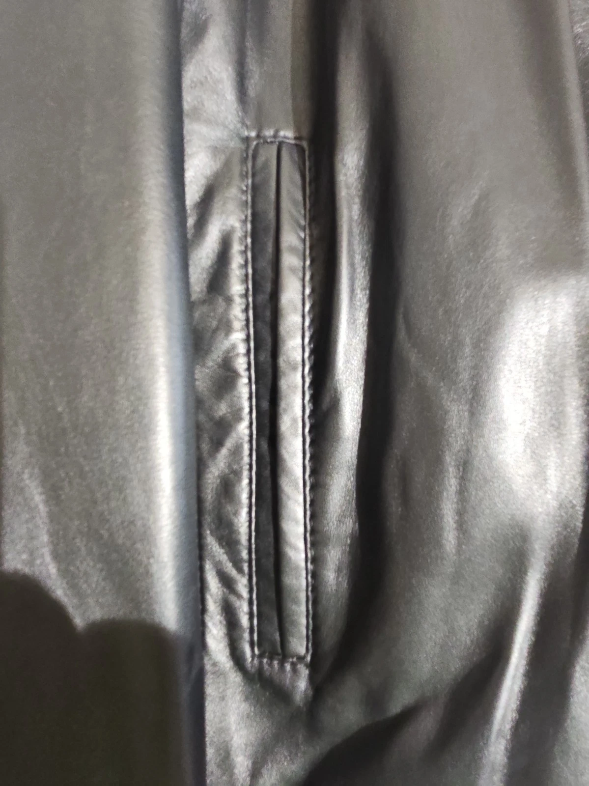 New With Tag Remy Lambskin Black Leather Jacket Mens Sz 48 BUTTER SOFT! VeryNice - product detail image 6
