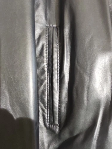 New With Tag Remy Lambskin Black Leather Jacket Mens Sz 48 BUTTER SOFT! VeryNice image 6