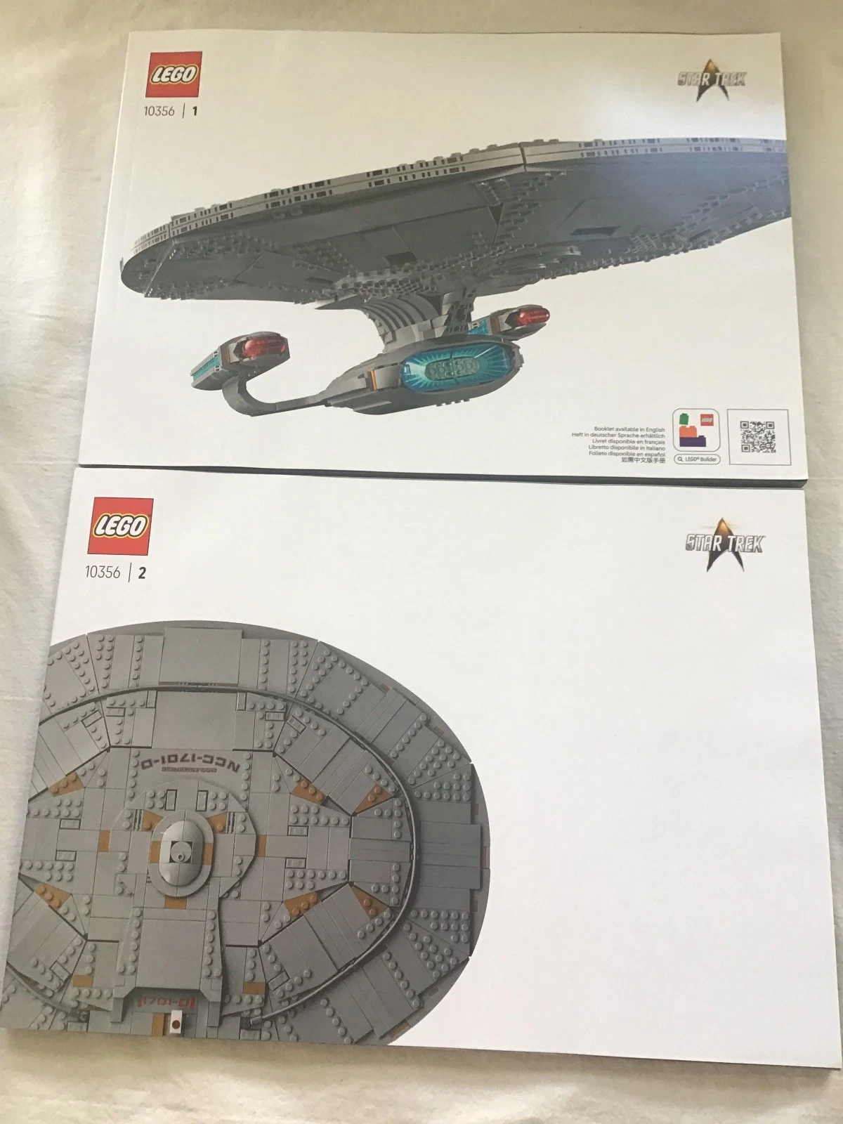 LEGO INSTRUCTIONS ONLY for Set 10356 U.S.S. Enterprise NCC-1701-D NEW !!