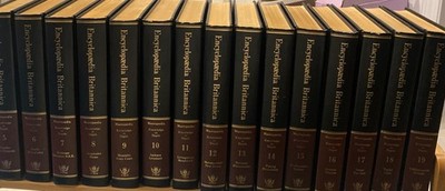 Encyclopedia Britannica 1975 15th Edition 21 Volumes Black Leather