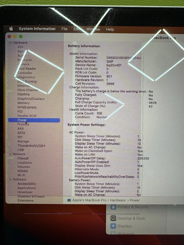 2017 Apple MacBook Pro 13" 256GB Intel Core i5 8GB Laptop Grey *PLEASE READ!* - Image 3 of 4