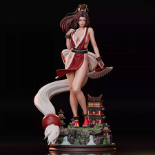 Mai Shiranui 3D Statue STL Digital File (with Bikini) 3D Printing Model Design