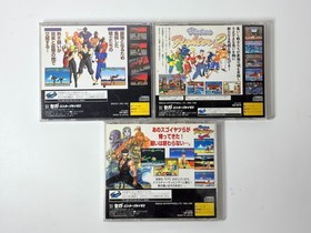 Lot of 3 Sega Saturn Virtua Fighter 1 2 Remix Fighting Games Japan With Manual