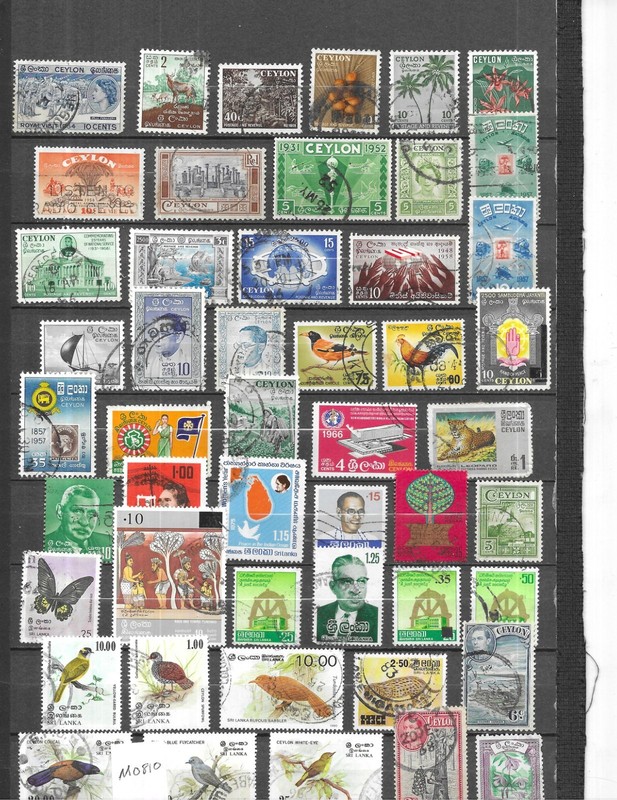 CEYLON/SRI LANKA STAMPS (M0810)