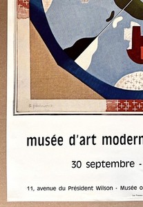 Art Portuguais Contemporain — Affiche originale d'exposition, Musée d'Art Moderne de la Ville de Paris, Paris — vue 2 sur 5