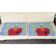 90s Vintage Elmo Standard Pillowcases Ha Ha Laughing Sesame Street Set of 2