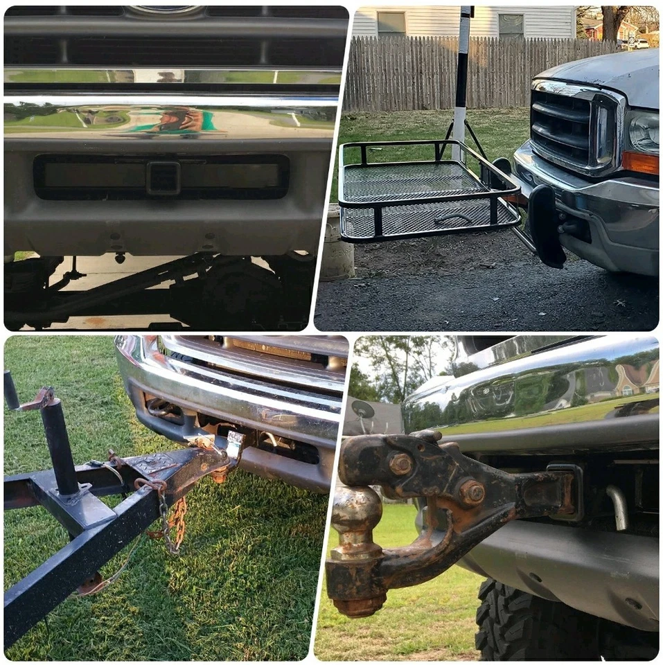 Nuevo enganche receptor de remolque de montaje frontal para Ford F250 F350 Super Duty 99-07 65022 Foto 2 de 4