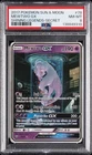 2017 POKEMON SUN & MOON SHINING LEGENDS SECRET #78 MEWTWO GX PSA 8