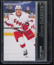 #249 2021-22 Upper Deck Joey Keane YOUNG GUNS Rookie RC Carolina Hurricanes