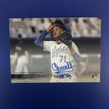 2021 Topps Stadium Club Carlos Hernandez #SCBA-CH RC Auto Kansas City Royals