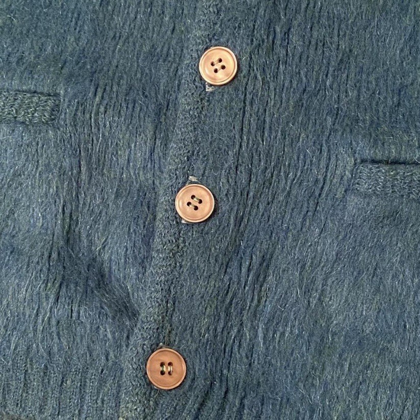 Vintage 1960s Mohair Cardigan knit sweater Campus brand | eBay