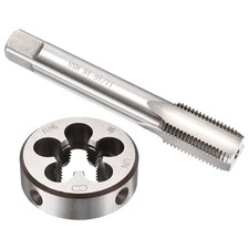 11/16-16UN Tap and Die Set 11/16" x 16 UN Machine Thread Tap and Round Die